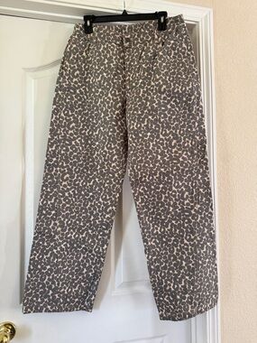wild fable Gray and Cream Leopard-Print Chinos